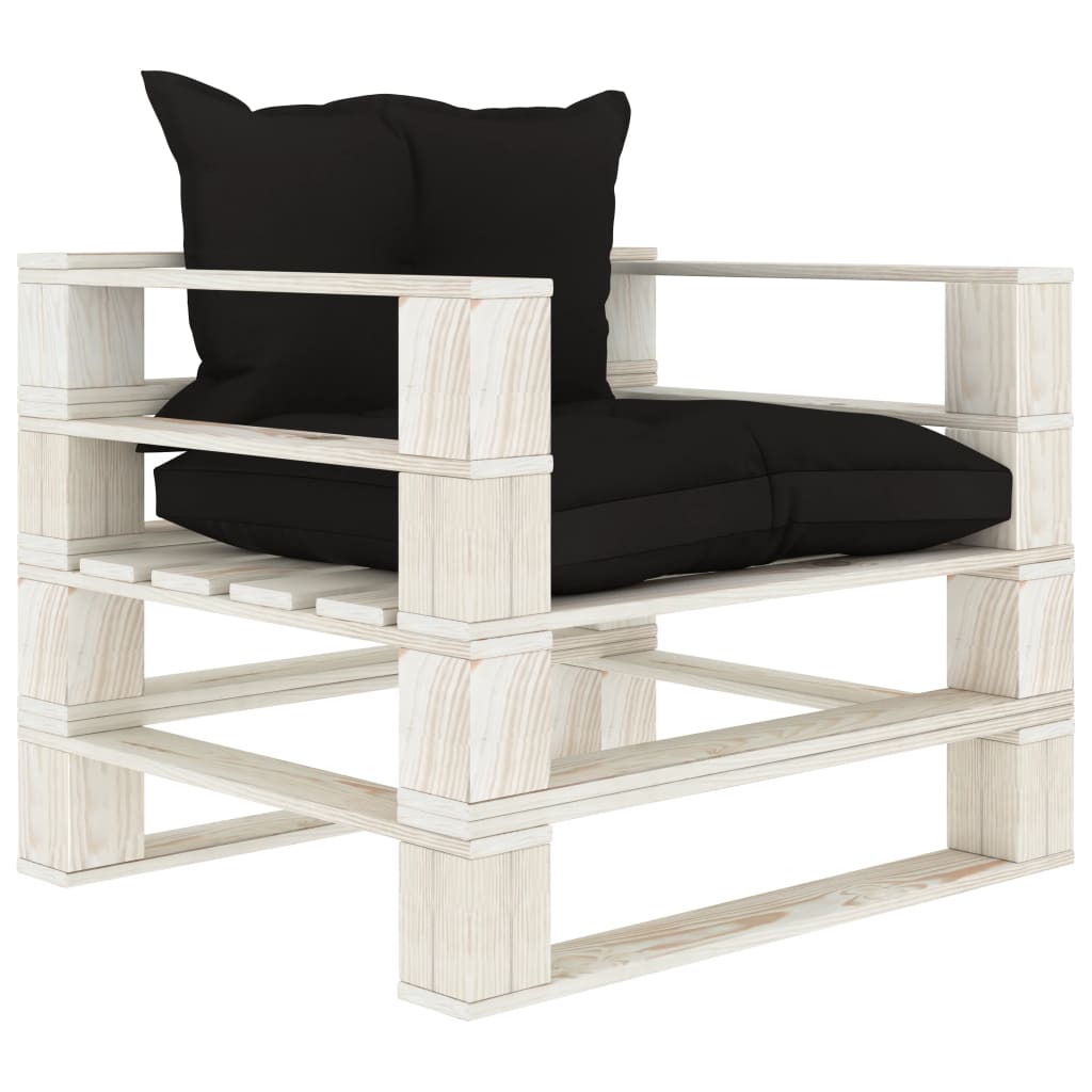 Tuinbank Met E Kussens Pallet Hout