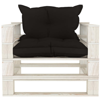 Tuinbank Met E Kussens Pallet Hout