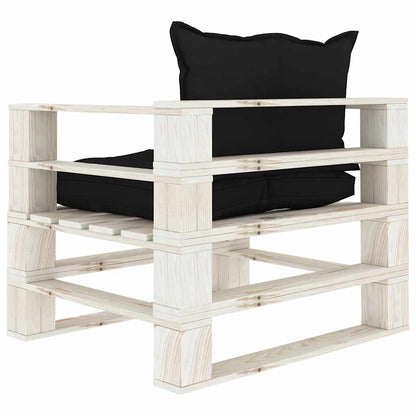 Tuinbank Met E Kussens Pallet Hout