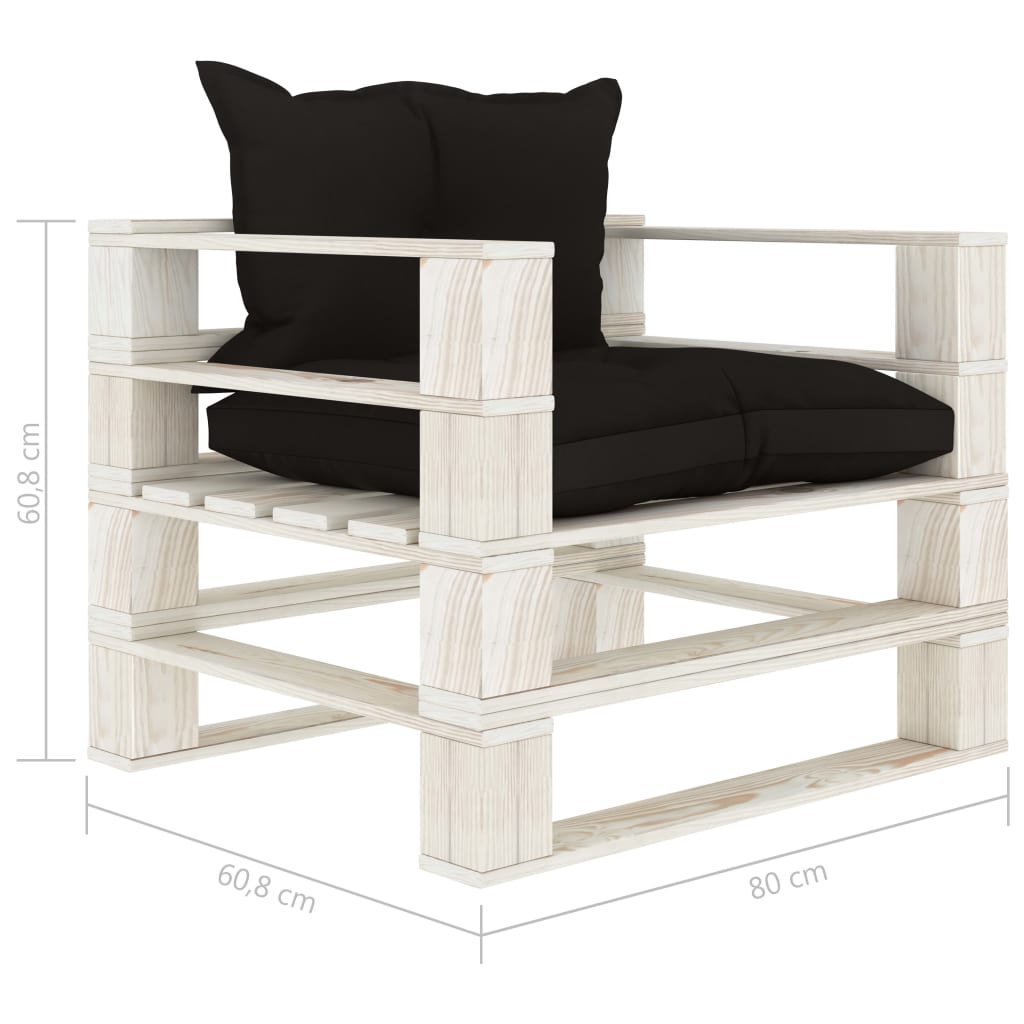 Tuinbank Met E Kussens Pallet Hout
