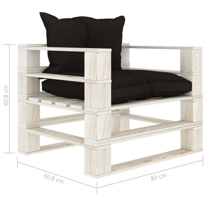 Tuinbank Met E Kussens Pallet Hout
