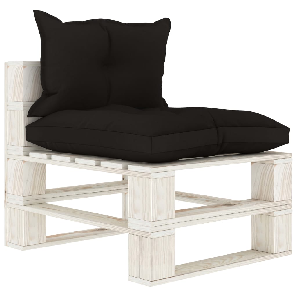 Tuinmiddenbank Met E Kussens Pallet Hout