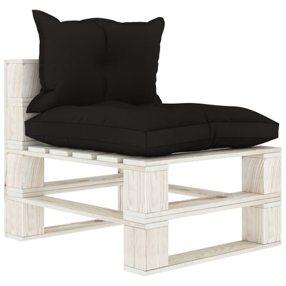 Tuinmiddenbank Met E Kussens Pallet Hout