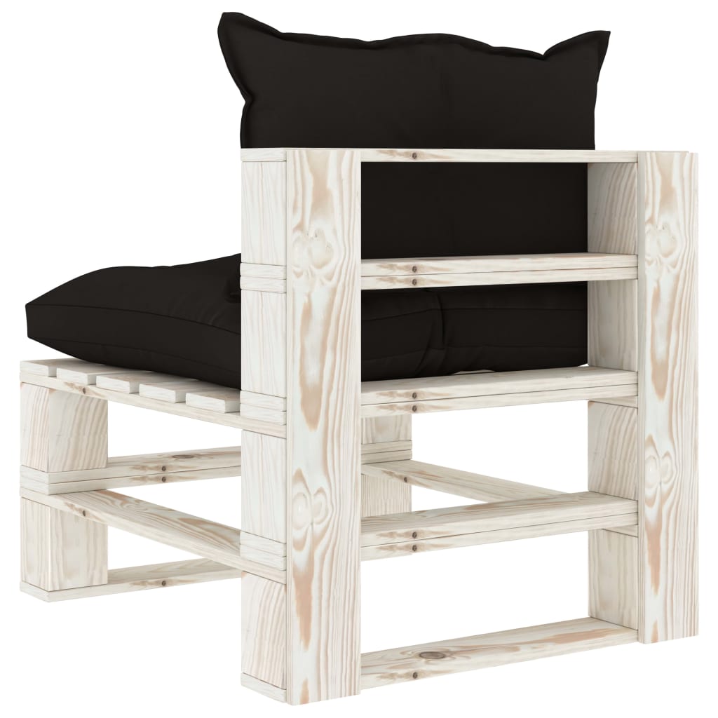 Tuinmiddenbank Met E Kussens Pallet Hout