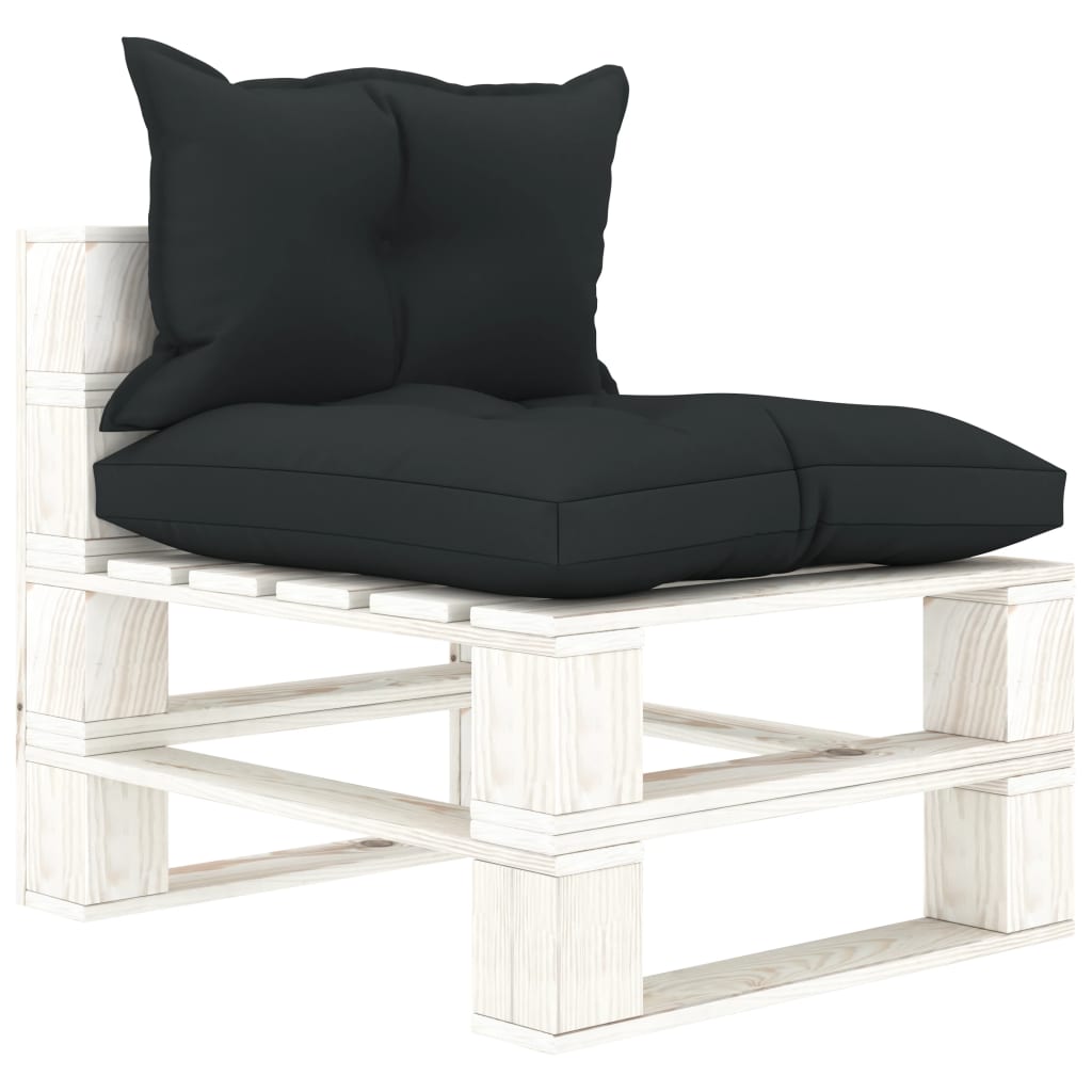 Tuinmiddenbank Met E Kussens Pallet Hout