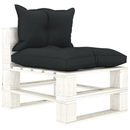 Tuinmiddenbank Met E Kussens Pallet Hout
