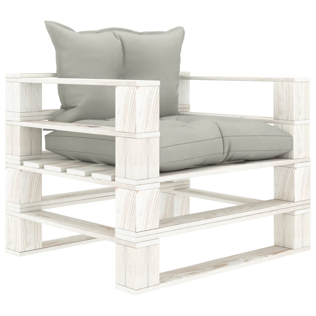Tuinbank Met E Kussens Pallet Hout