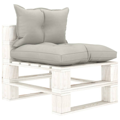 Tuinmiddenbank Met E Kussens Pallet Hout