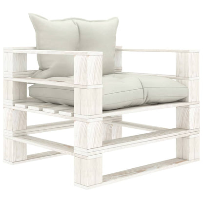 Tuinbank Met E Kussens Pallet Hout