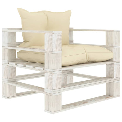 Tuinbank Met E Kussens Pallet Hout