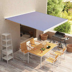 350 x 250 cm / Blauw en wit