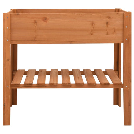 Plantenbak 88X43X80 Cm Vurenhout Oranje En Bruin