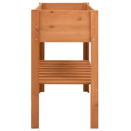 Plantenbak 88X43X80 Cm Vurenhout Oranje En Bruin