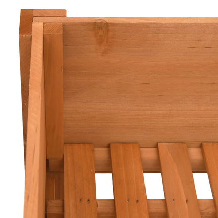 Plantenbak 88X43X80 Cm Vurenhout Oranje En Bruin