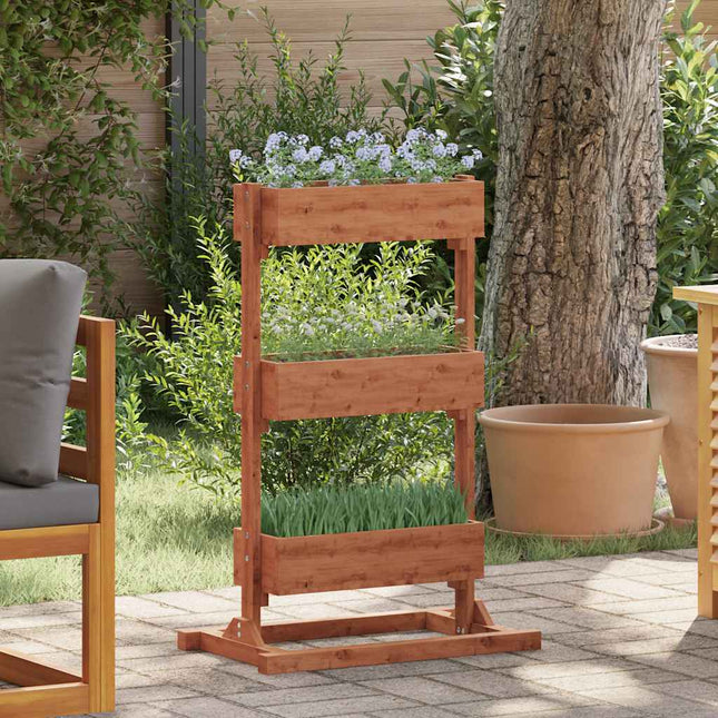 Plantenbak 52X30X78 Cm Vurenhout