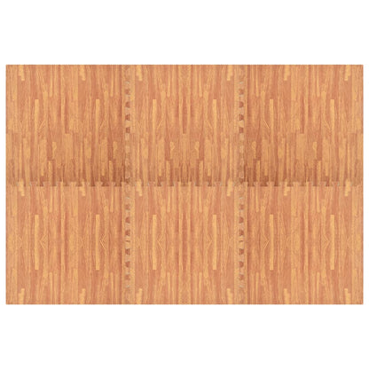 Vloermatten 6 st 2,16 ㎡ EVA-schuim houtnerfprint