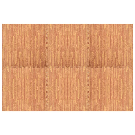 Vloermatten 6 st 2,16 ㎡ EVA-schuim houtnerfprint