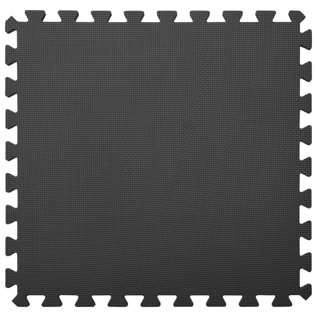Vloermatten 6 st 2,16 ㎡ EVA-schuim zwart