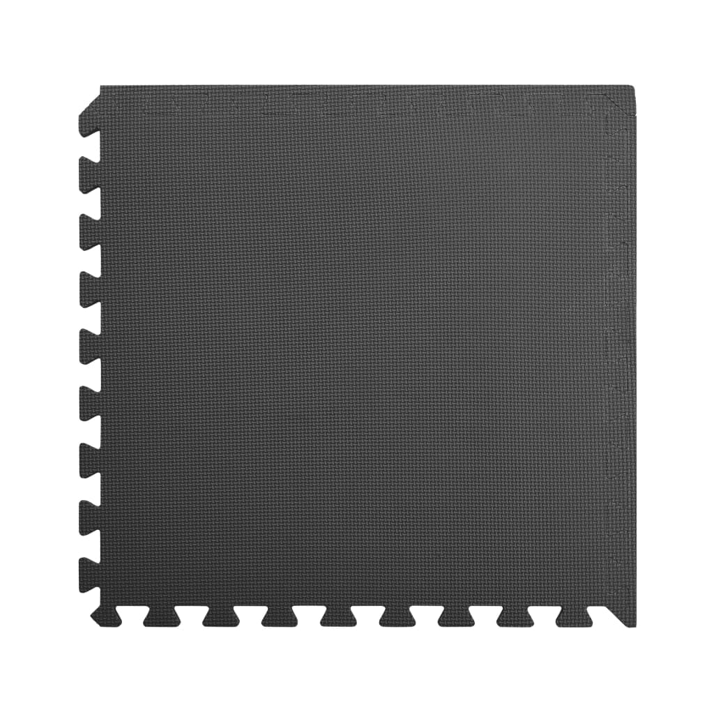 Vloermatten 12 st 4,32 ㎡ EVA-schuim zwart