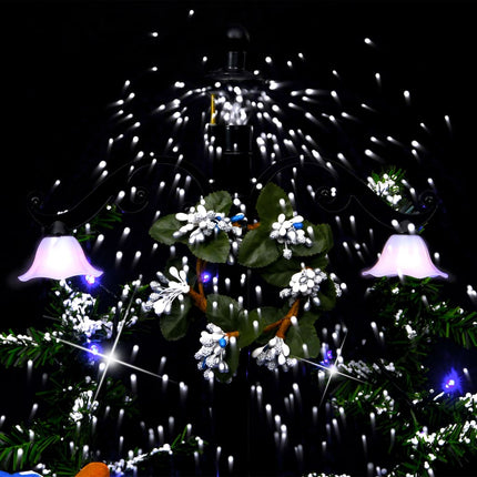 Kerstboom Sneeuwend Met Paraplubasis 75 Cm Pvc Blauw
