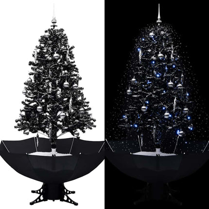 Kerstboom Sneeuwend Met Paraplubasis 140 Cm