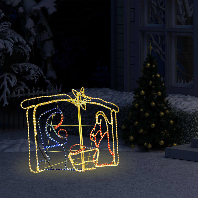 Kerstdecoratie Kerststal 240 Led's