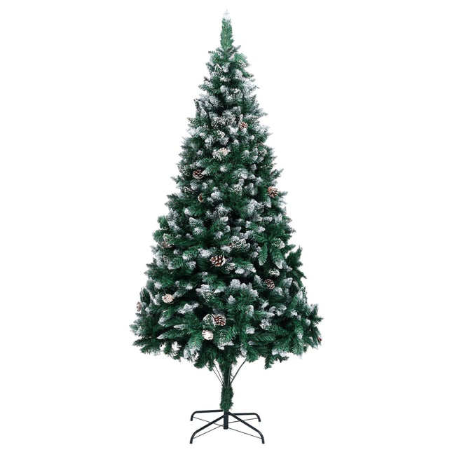 Kunstkerstboom Met Dennenappels En Witte Sneeuw 180 Cm