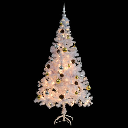 Kunstkerstboom Met Verlichting En Kerstballen 150 Cm