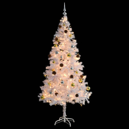 Kunstkerstboom Met Verlichting En Kerstballen 150 Cm