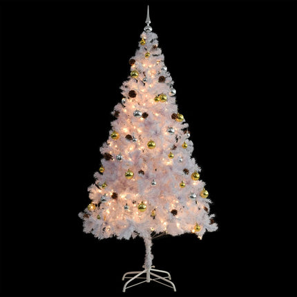 Kunstkerstboom Met Verlichting En Kerstballen 150 Cm