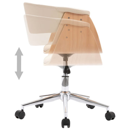 Eetkamerstoelen Draaibaar Kunstleer Kleurig