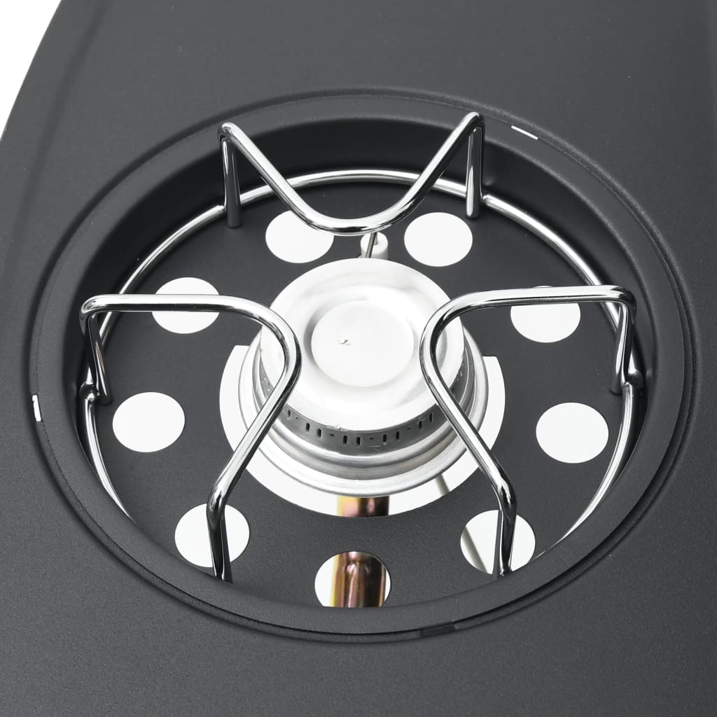 Gasbarbecue 4+1 Kookzone Staal