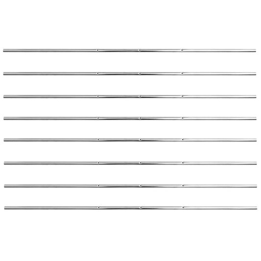 Staven voor voetbaltafel 8 st 15,9 mm