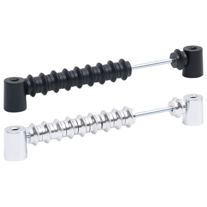 Scoreborden voor voetbaltafel 2 st zwart en zilverkleurig