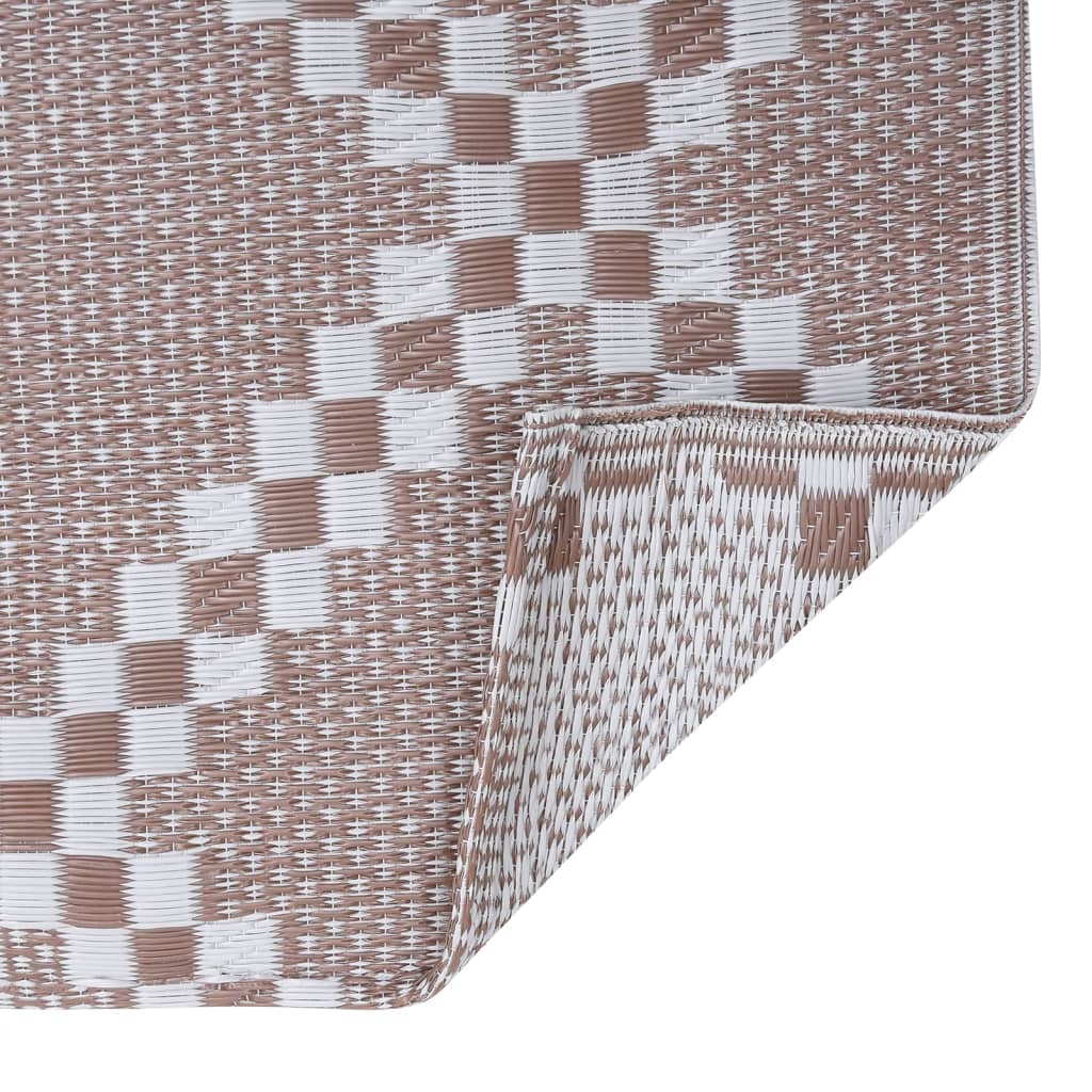 Buitenkleed ARAKIL 80x150 cm PP bruin