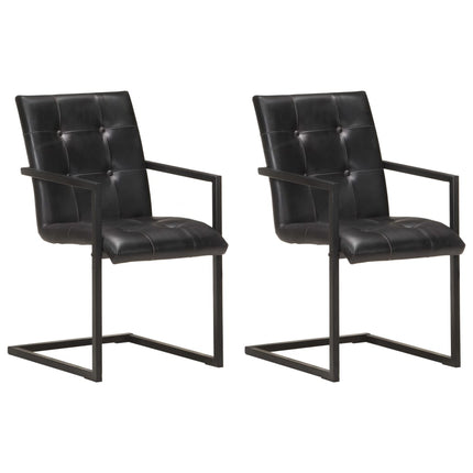 Eetkamerstoelen Echt Leer Bruin