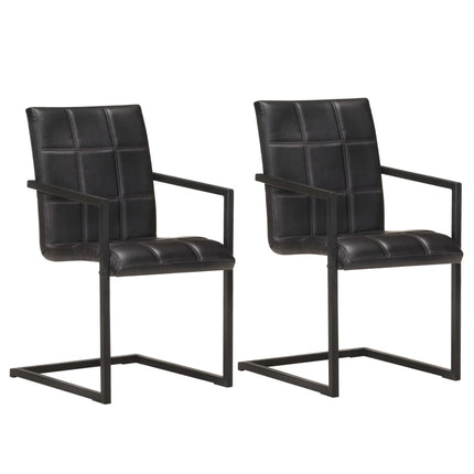 Eetkamerstoelen Echt Leer Bruin
