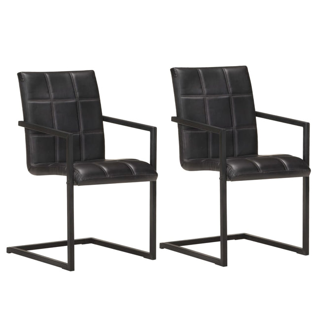 Eetkamerstoelen Echt Leer Bruin