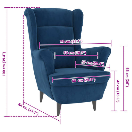 Fauteuil Fluweel