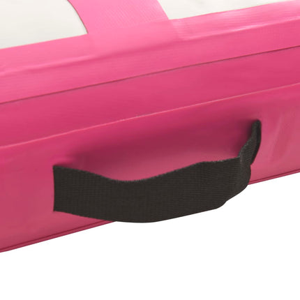 Gymnastiekmat Met Pomp Opblaasbaar Pvc Roze