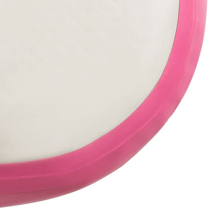 Gymnastiekmat Met Pomp Opblaasbaar Pvc Roze