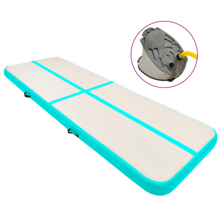 Gymnastiekmat Met Pomp Opblaasbaar Pvc Roze