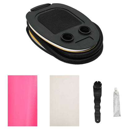 Gymnastiekrol met pomp opblaasbaar 120x90 cm PVC roze