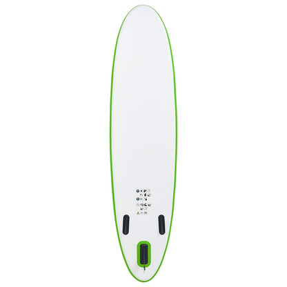 Stand-up paddleboard opblaasbaar groen en wit