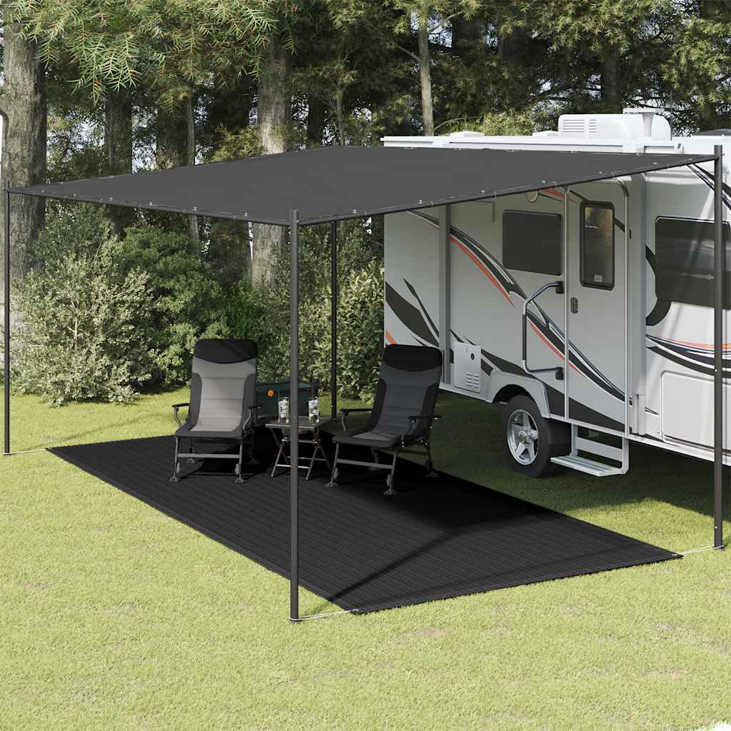 Tenttapijt 250x600 (HDPE), zwart