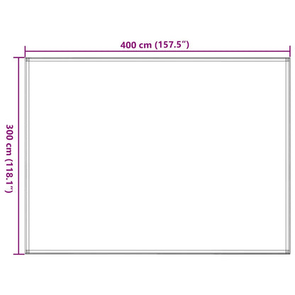 Tenttapijt 300x400 cm zwart
