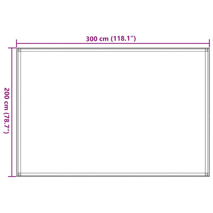 Tenttapijt 200x300 cm bruin