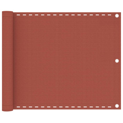 Balkonscherm Hdpe Kleurig Terracotta