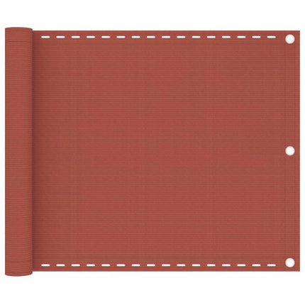 Balkonscherm Hdpe Kleurig Terracotta