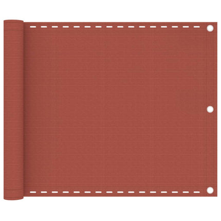 Balkonscherm Hdpe Kleurig Terracotta